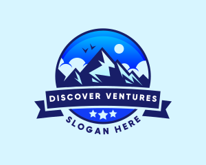 Explore - Mountain Explore Adventure logo design