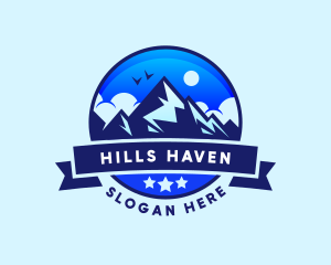 Mountain Explore Adventure  logo design