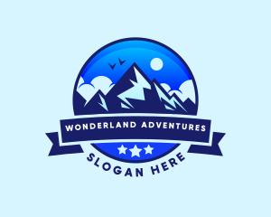 Mountain Explore Adventure  logo design