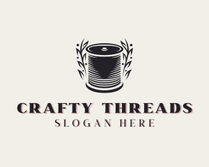 Sewing Thread Seamstress logo design