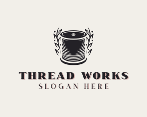 Thread - Sewing Thread Seamstress logo design