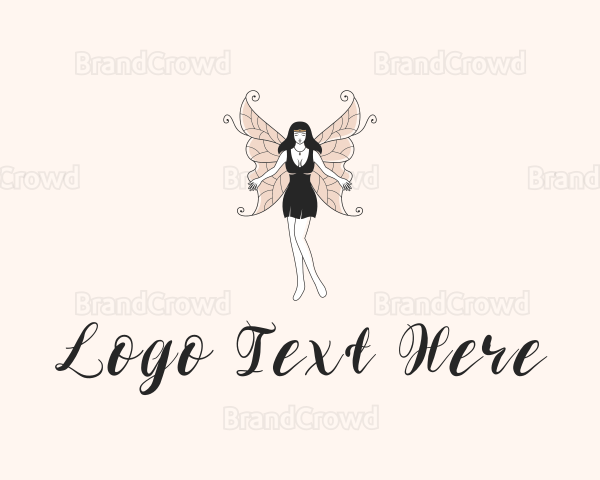 Magical Fairy Woman Logo