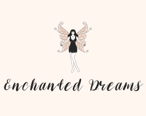 Magical Fairy Woman logo design