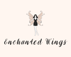 Magical Fairy Woman logo design