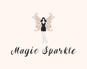 Magical Fairy Woman logo design