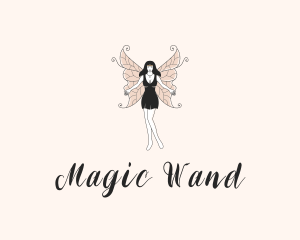 Magical Fairy Woman logo design