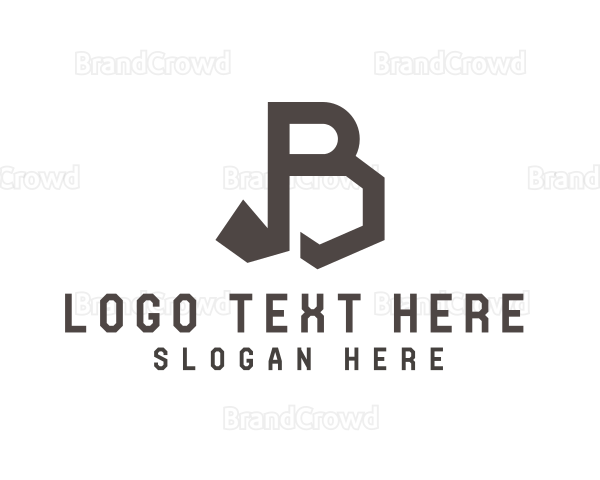 Generic Geometric Letter B Logo
