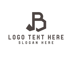 Letter B - Generic Geometric Letter B logo design