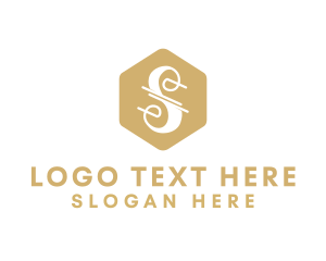 Vip - Luxury Cursive Letter S logo design