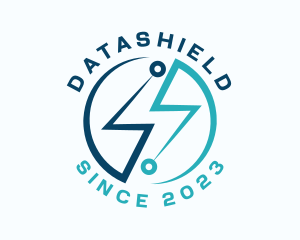 Lightning Data Tech logo design
