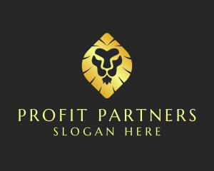 Lion Investment Finance Insurance logo design