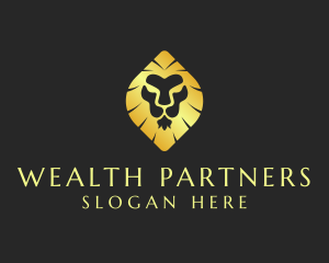 Lion Investment Finance Insurance logo design