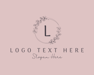 Stylists - Wedding Floral Wreath logo design