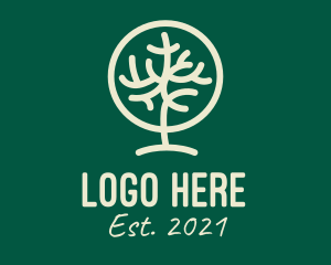 Forestry - Natural Tree Forest logo design