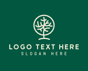 Gardening - Natural Tree Forest logo design