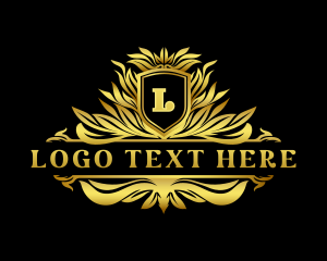 Vip - Elegant Ornament Crest logo design