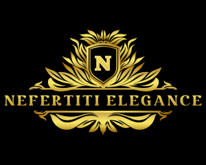 Elegant Ornament Crest logo design