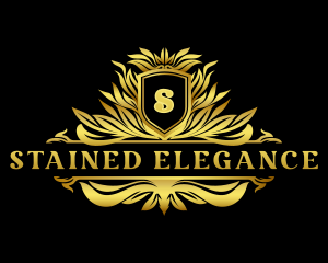 Elegant Ornament Crest logo design