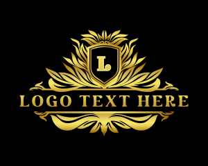Premium - Elegant Ornament Crest logo design