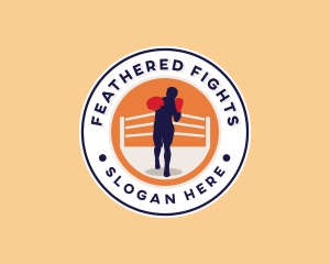 Boxing Sports Athlete logo design