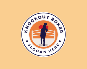 Boxer - Boxing Sports Athlete logo design