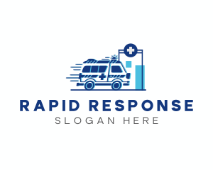 Emergency - Emergency Ambulance Vehicle logo design