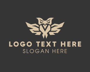 Sigil - Modern Owl Wings logo design
