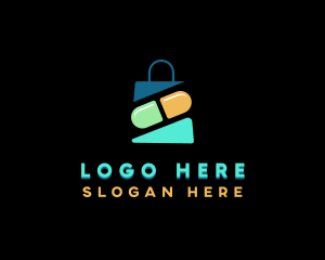 Pharmacy Shopping Bag  Logo