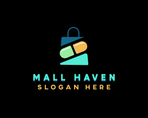 Pharmacy Shopping Bag  logo design