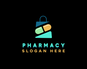 Pharmacy Shopping Bag  logo design