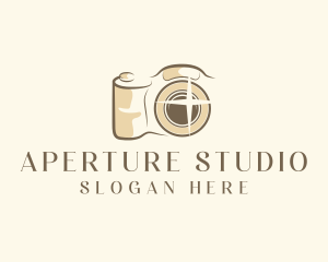 Aperture - Camera Lens Photography logo design