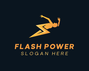 Lightning Energy Bolt logo design