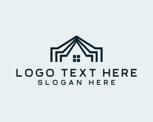 Residential - House Roof Architecture logo design