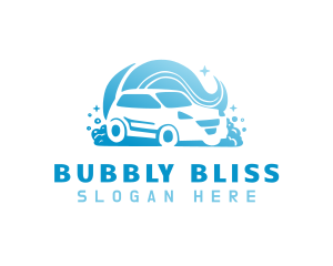 Auto Wash Car Cleaning logo design