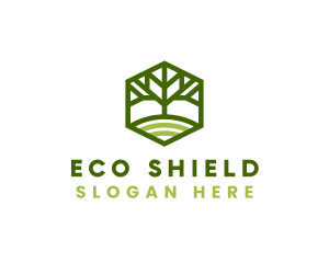 Eco Tree Gardening logo design