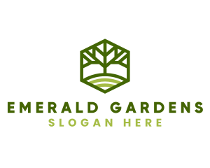 Eco Tree Gardening logo design