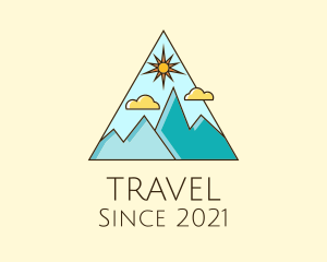 Outdoor Mountaineering Travel logo design