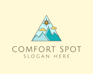 Outdoor Mountaineering Travel logo design