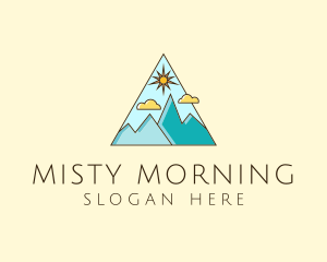 Outdoor Mountaineering Travel logo design