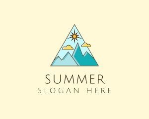 Outdoor Mountaineering Travel logo design