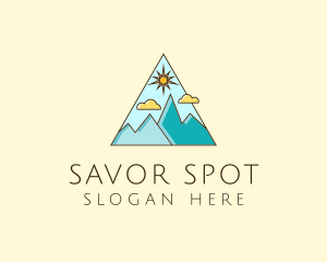 Outdoor Mountaineering Travel logo design