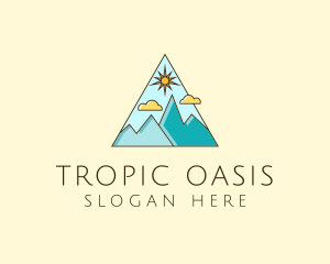 Outdoor Mountaineering Travel logo design