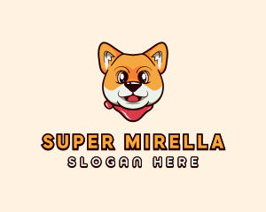 Shiba Inu Pet Dog Logo