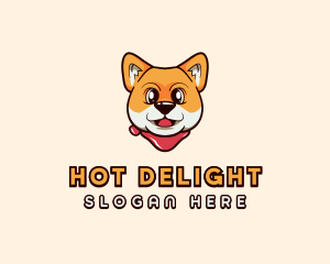 Shiba Inu Pet Dog logo design