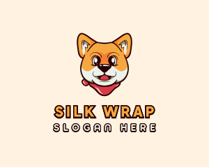 Scarf - Shiba Inu Pet Dog logo design