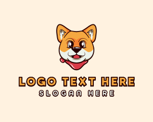 Pet Shop - Shiba Inu Pet Dog logo design