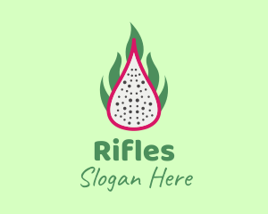 Ripe Dragon Fruit  Logo