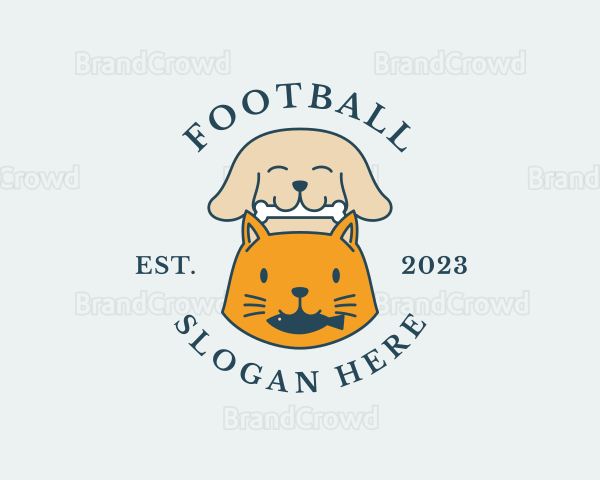 Dog Cat Pet Veterinary Logo
