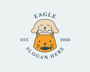 Dog Cat Pet Veterinary Logo