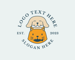 Pet Shop - Dog Cat Pet Veterinary logo design